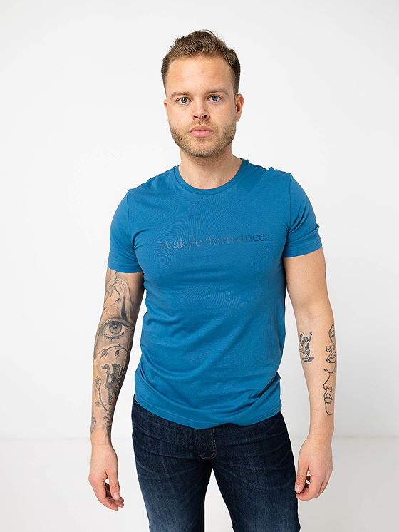 Peak Performance M Ground Tee Blå