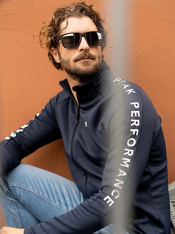 Peak Performance Rider Mid Jacket Blue Shadow