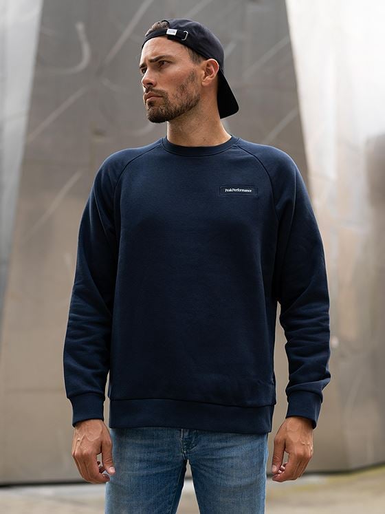 Peak Performance M Logo Sweatshirt Blue Shadow