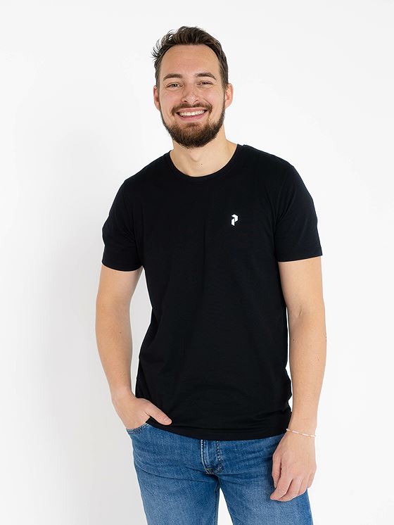 Peak Performance M Outdoor Logo Tee Black