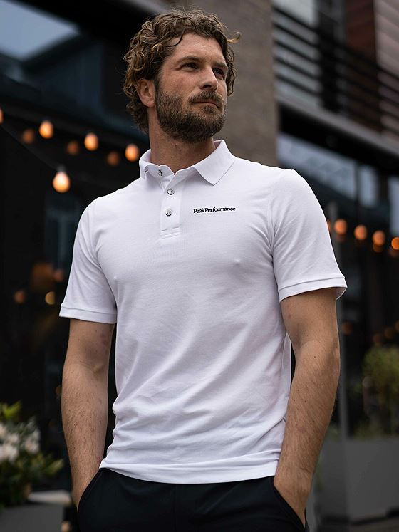 Peak Performance M Polo White