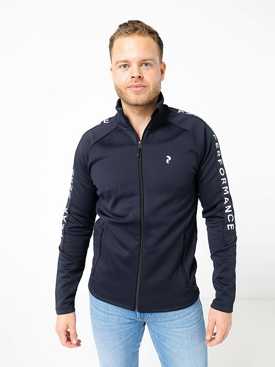 Peak Performance Rider Mid Zip Jacket Sort