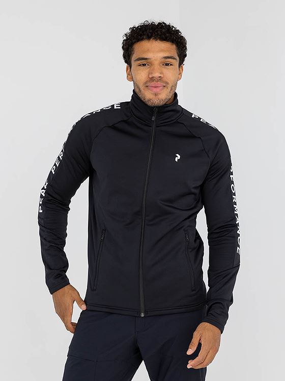 Peak Performance Rider Mid Zip Jacket Sort