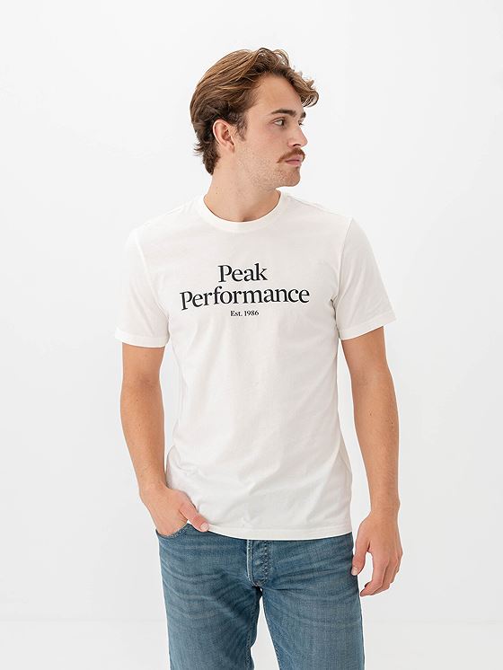 Peak Performance Original Tee Offwhite / Black