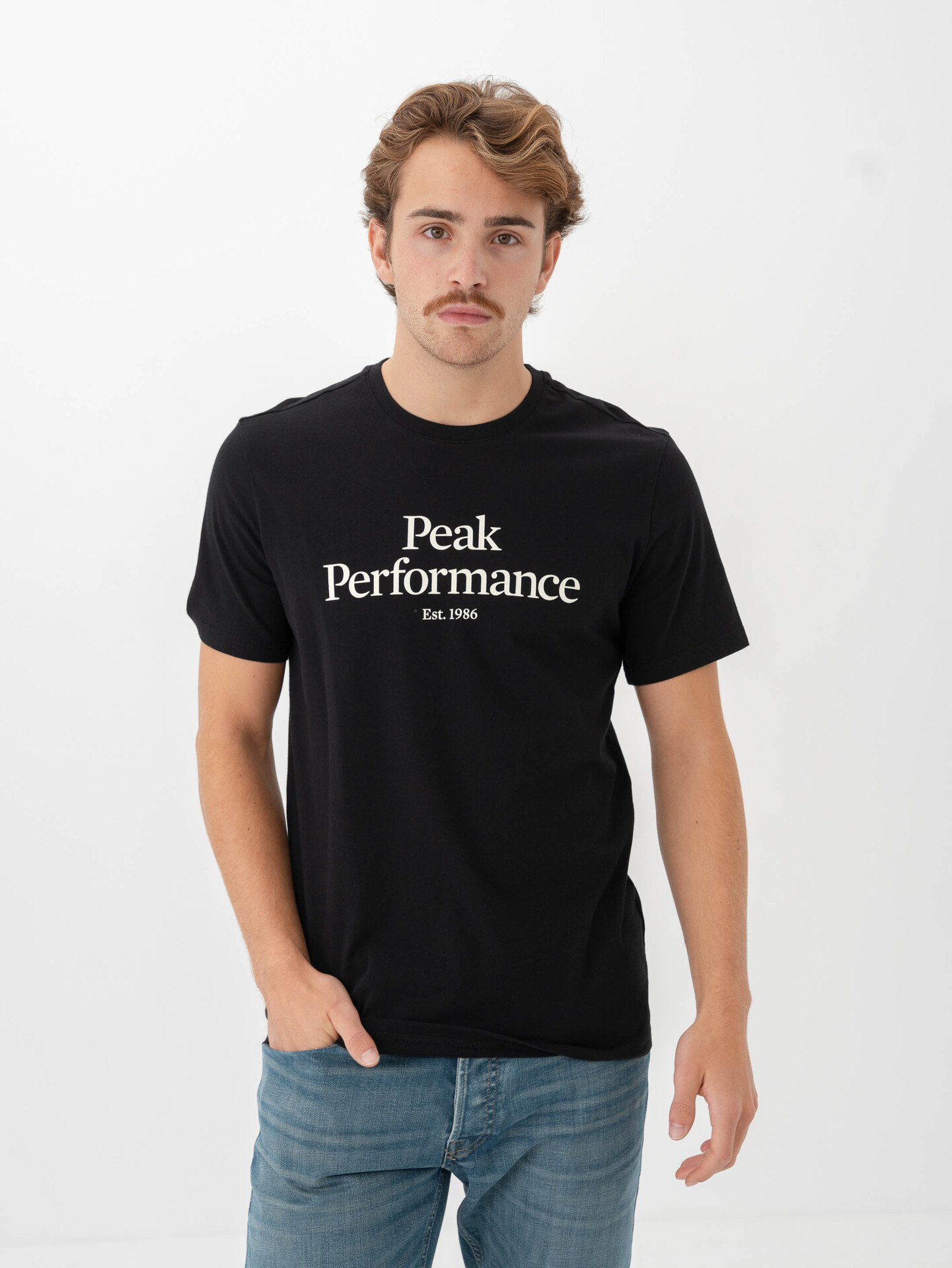 Peak Performance Original Tee Black / Offwhite