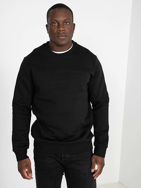 Peak Performance Original Small Logo Crew BLACK