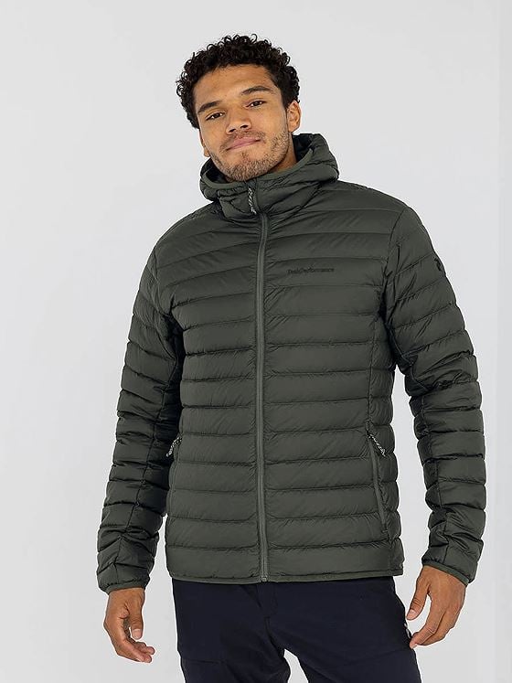 Peak Performance Down Liner Hood Jacket Olive Extreme