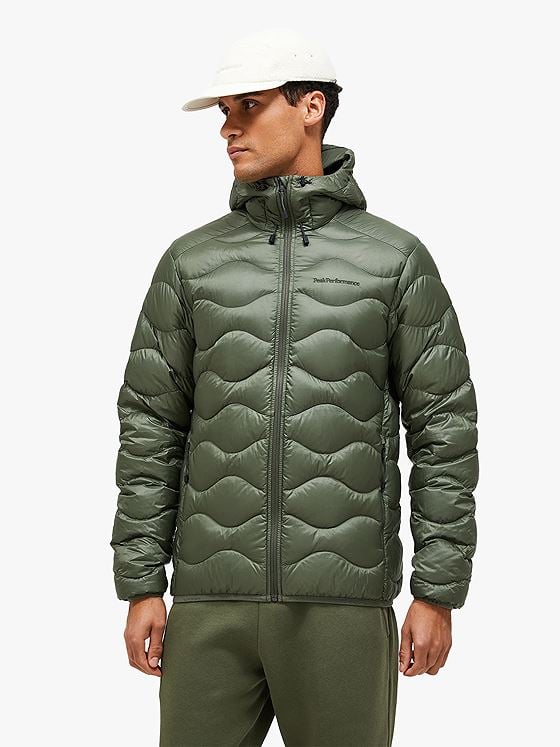Peak Performance Helium Down Hood Jacket Men PINE NEEDLE