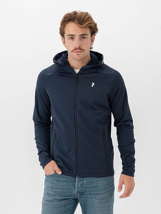 Peak Performance Rider Zip Hood Blue Shadow