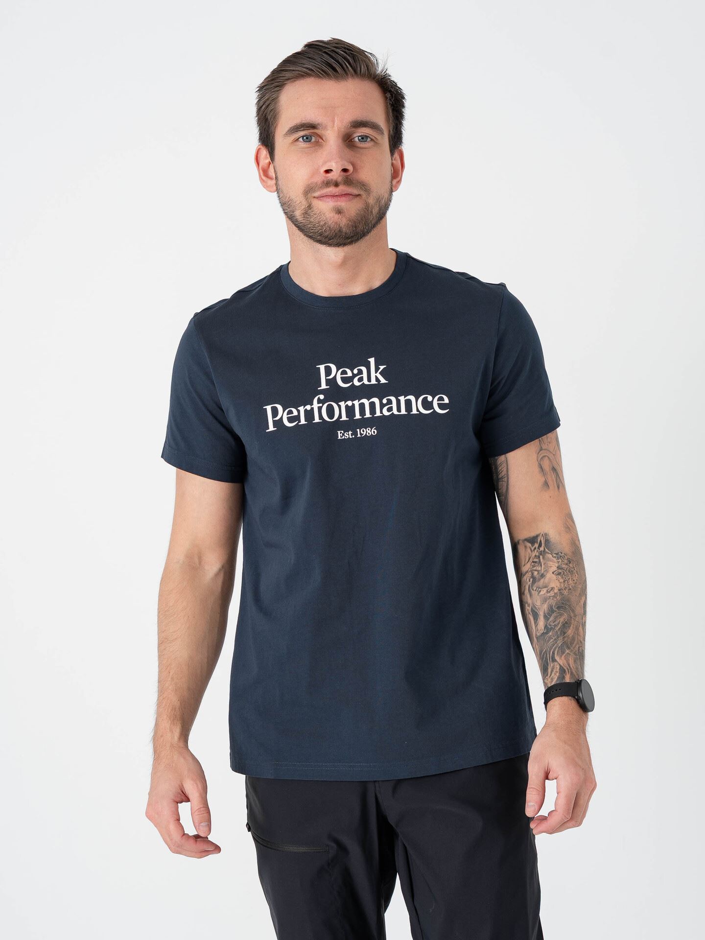 Peak Performance Original Tee Men Blue Shadow / Offwhite