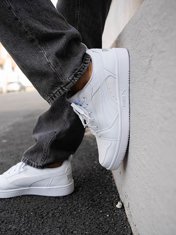 Puma Rebound v6 Low PUMA White-Cool Light Gray