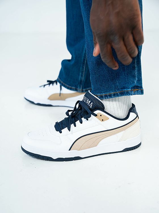 Puma RBD Game Low Retro Club PUMA White-Club Navy-Prairie Tan