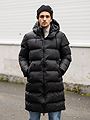 Rains Alta Long Puffer Jacket Black