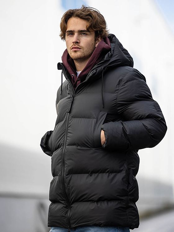 Rains Alta Puffer Parka Black