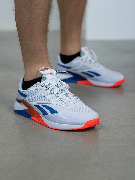 Reebok Nano X2 Cloud White / Vector Blue / Orange Flare