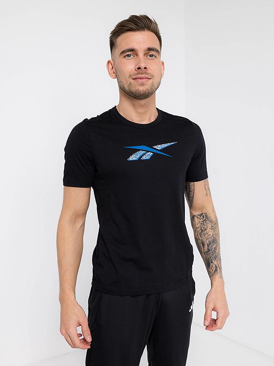 Reebok TS Speedwick Graphic Athlete T-Shirt Black