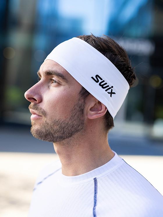 Swix Move Headband Bright White