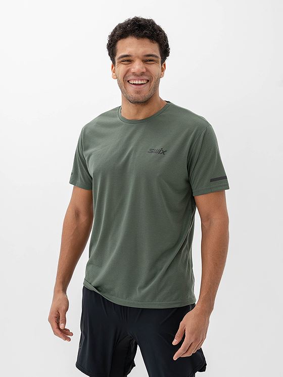 Swix Pace Short Sleeve Grønn