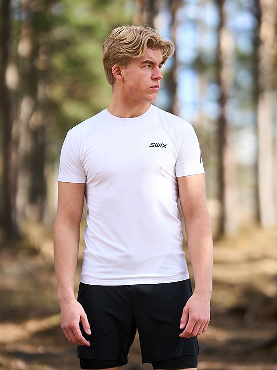 Swix Pace Next To Skin Short Sleeve Baselayer Top Bright White