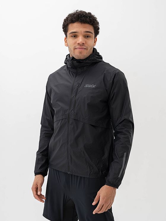 Swix Pace Wind Light Hooded Jacket Black