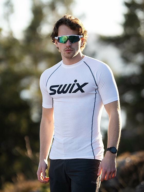 Swix RaceX Classic Short Sleeve Bright White/ Dark Navy