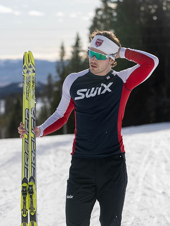 Swix RaceX Classic Long Sleeve Dark Navy/Bright White