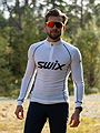 Swix RaceX Classic Half Zip Bright White/Dark Navy