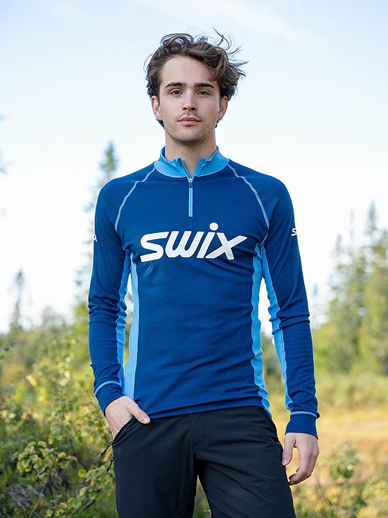 Swix RaceX Classic Half Zip Estate Blue