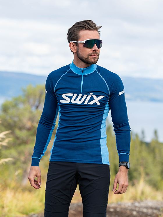 Swix RaceX Classic Half Zip Estate Blue