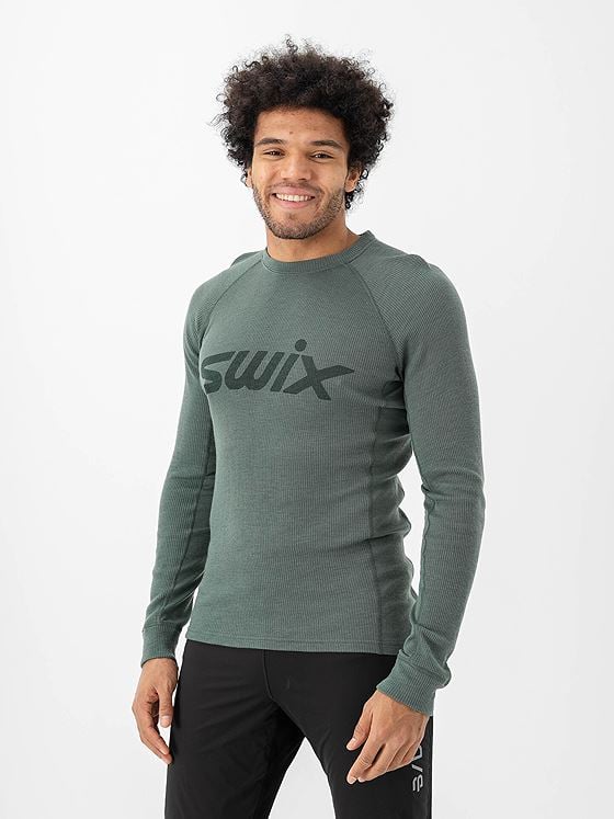 Swix RaceX Merino Long Sleeve Pine