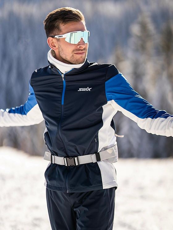 Swix Cross jacket Dark navy/ Olympian blue