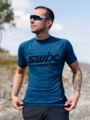 Swix Racex Bodywear Short Sleeve Men Lake Blue/Dark Navy