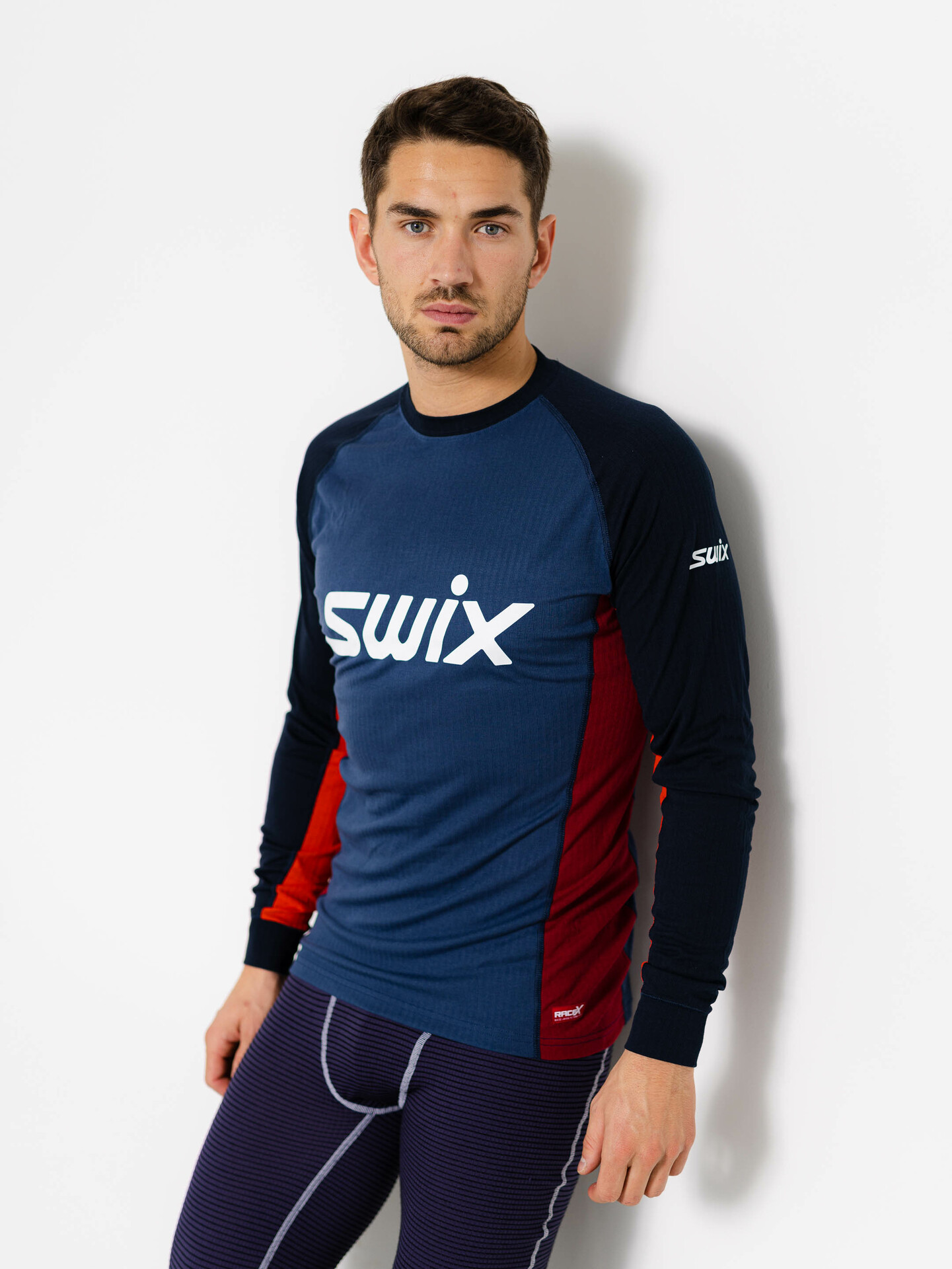 Swix Swix RaceX bodywear Long Sleeve M - Blå | Getinspired.no
