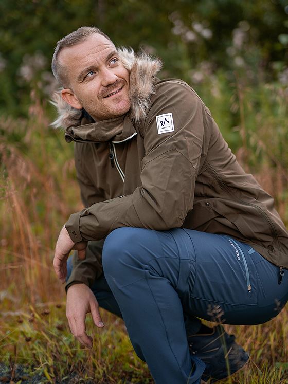 Twentyfour Finse 2.0 2-Lags Anorakk Mørk Oliven