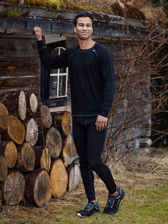 Twentyfour Finse Ullundertøy Skyggesort
