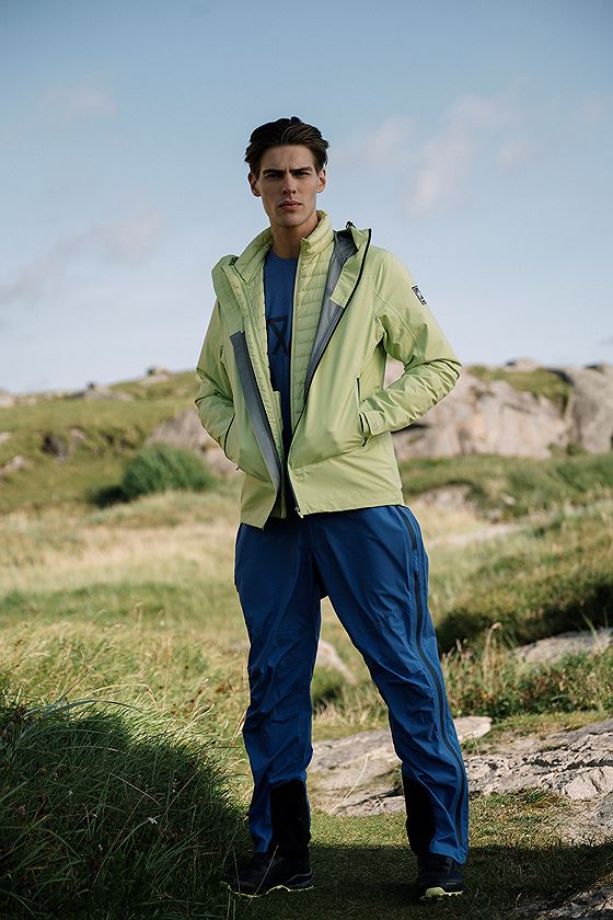 Twentyfour Loen 3-Lags Jakke Lime