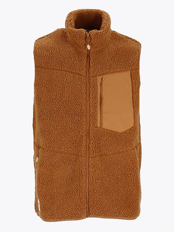 Twentyfour Finse Pile Vest Cognac
