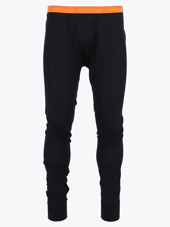 Twentyfour Isbre Merino Ulltights Black