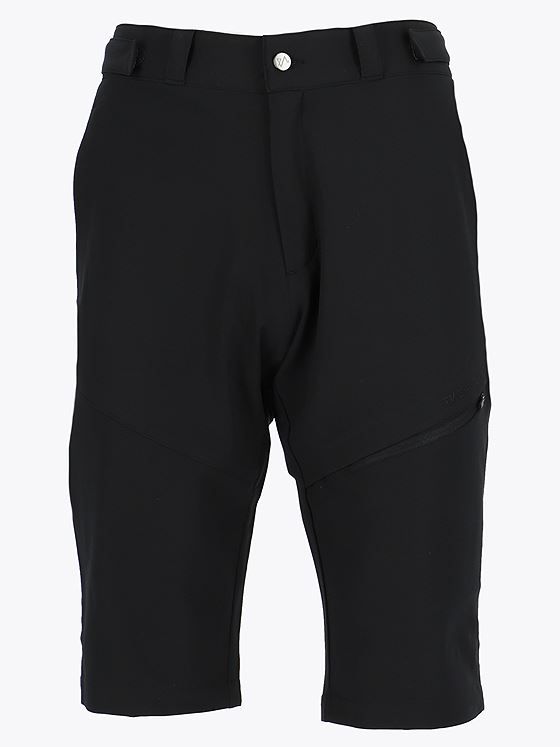 Twentyfour Flåm 2.0 Light Softshell Lang Shorts Sort