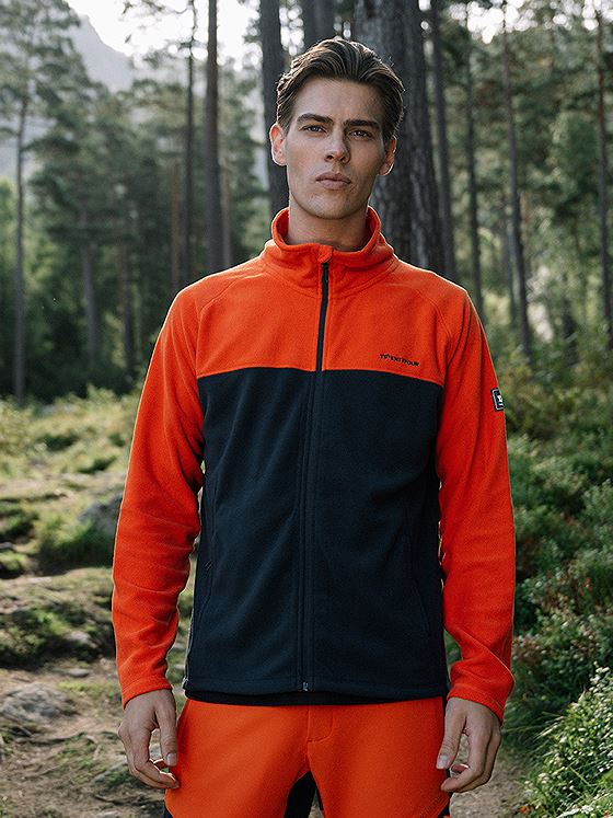 Twentyfour Flåm 2.0 Fleece Rødorange