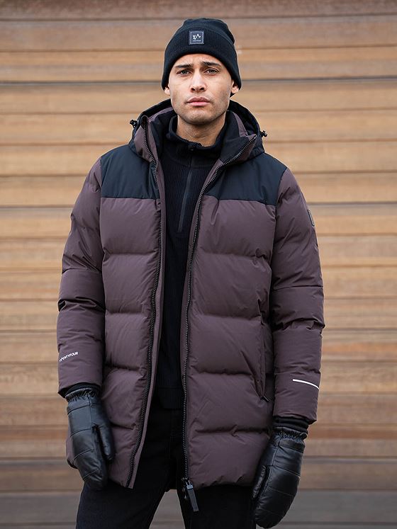 Twentyfour Mode Mio Dunparkas Mørk Brun