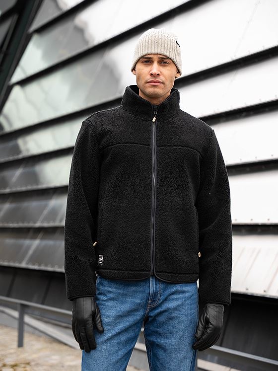 Twentyfour Finse Full Zip Sherpafleece Skyggesort