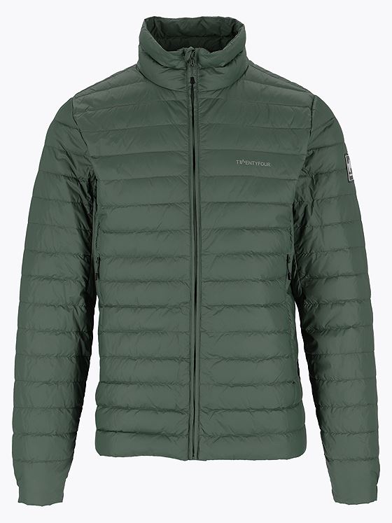 Twentyfour Flåm Dunjakke Mellomgrønn