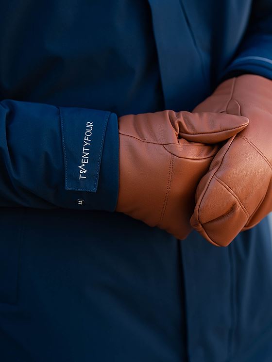 Twentyfour Mode Skinnvott Lys Brun