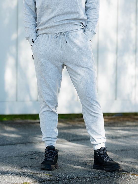 Twentyfour Mode Comfy Sweatpant Lys Grå Melange