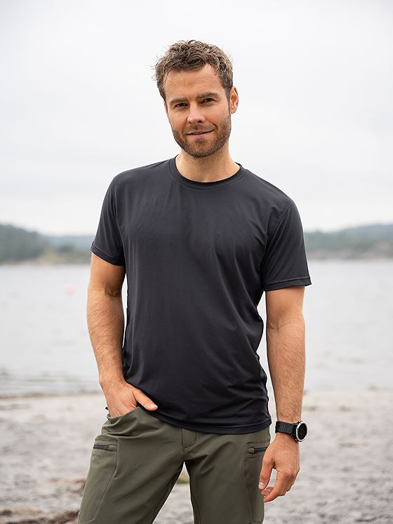 Twentyfour & T-skjorte Sort