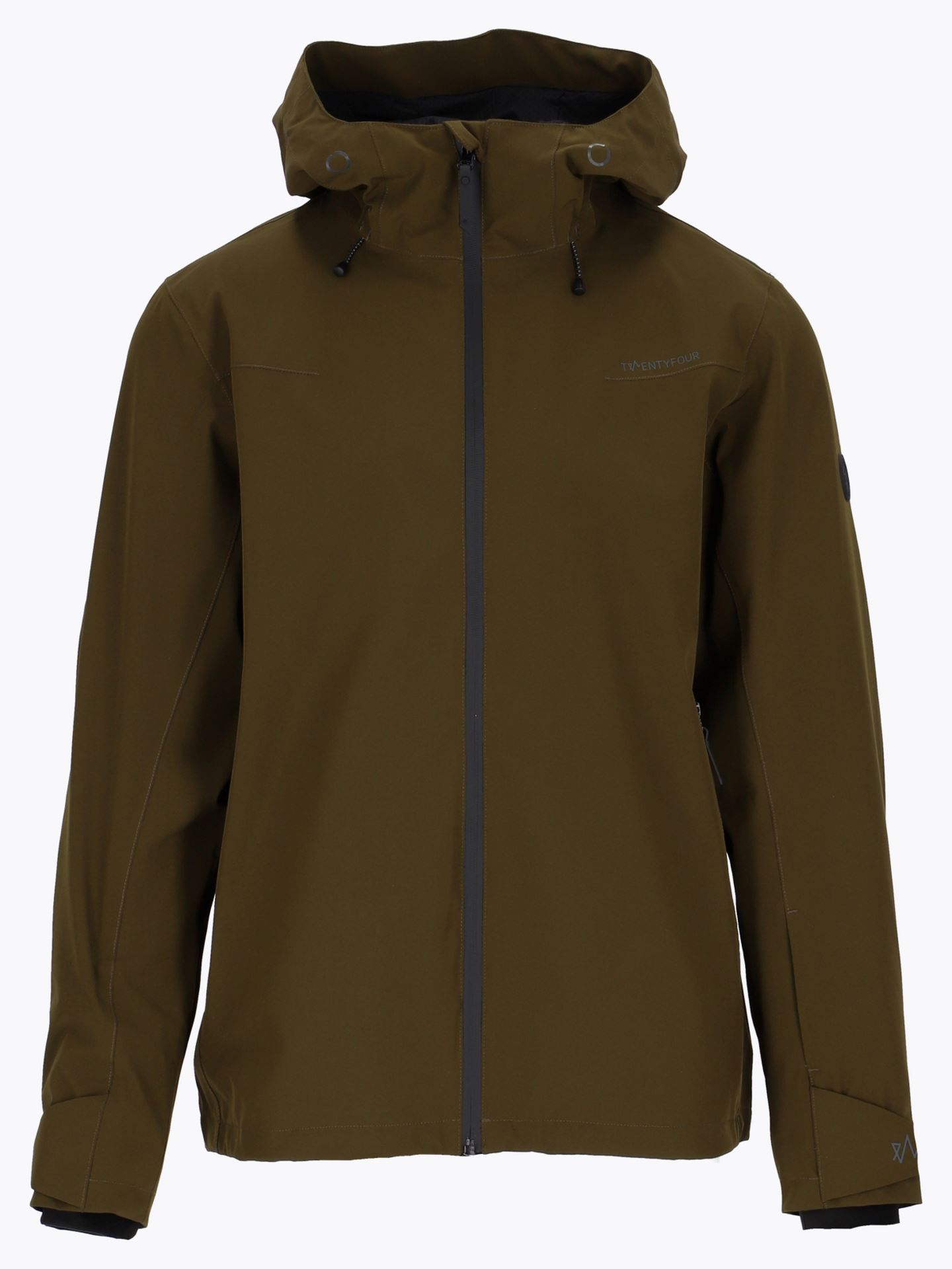 Twentyfour Aurora 2-Lags Skalljakke Mørk Oliven