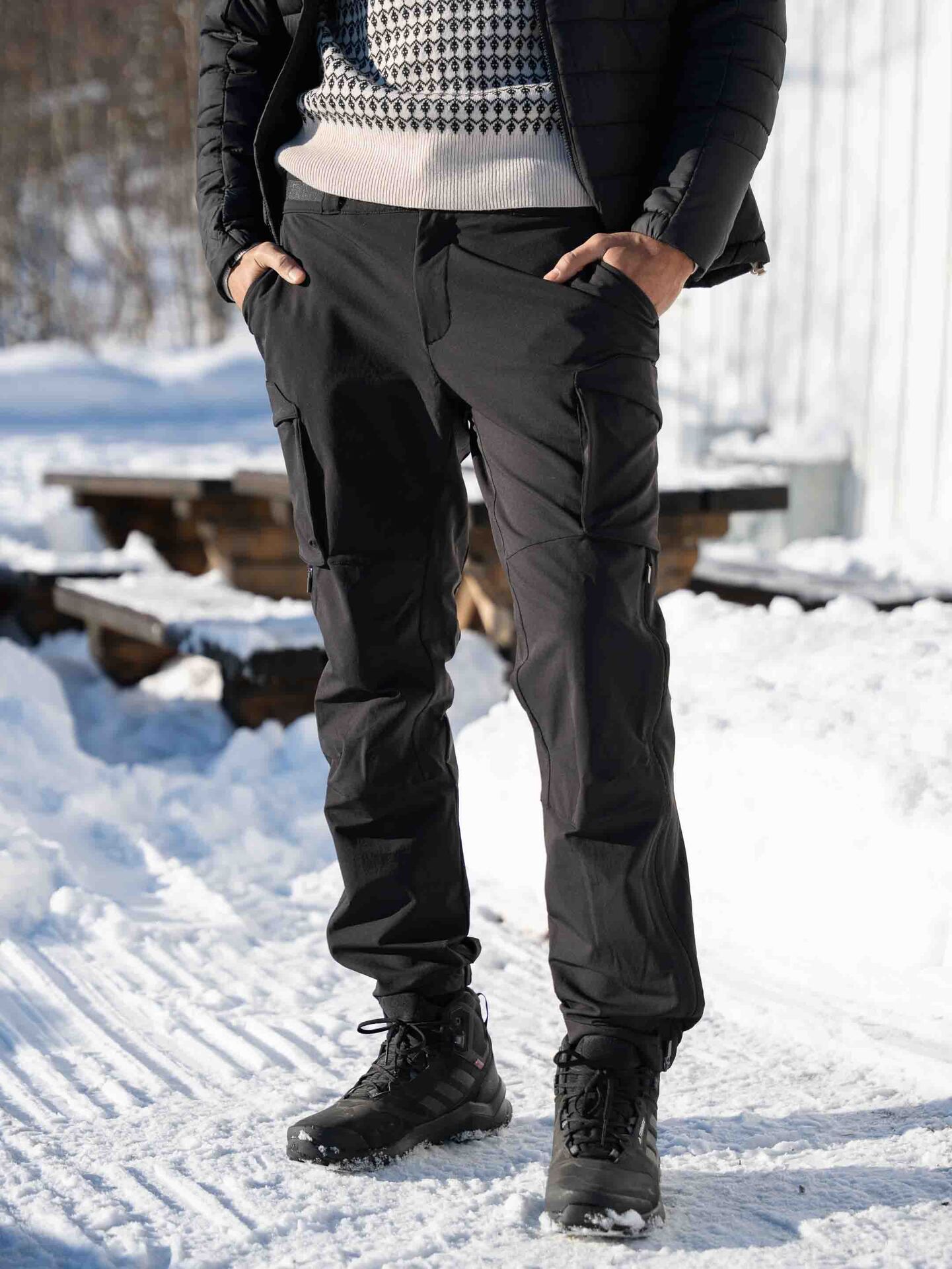 Twentyfour Aurora Softhsell Bukse Sort