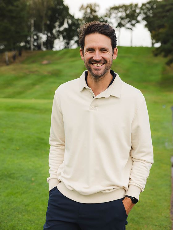 Twentyfour Mode Polo Sweater Gråhvit