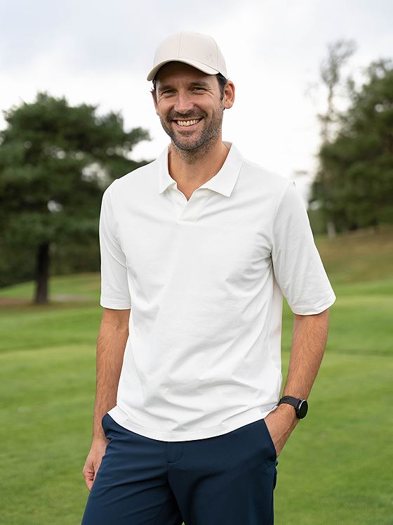 Twentyfour Mode Flex Pique Hvit